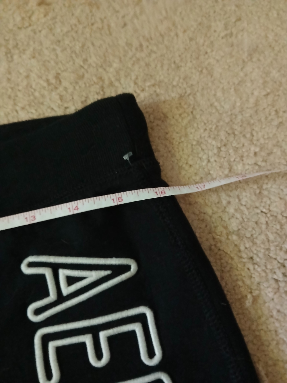 Women Aeropostale Black Bootcut  Sweatpants with AERO NYC Side Medium - Picture 6 of 6